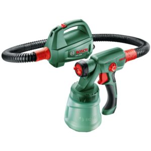 Pistol de vopsit Bosch PFS 2000, 440 W, 800 ml capacitate rezervor, 200 ml/min capacitate pompare, 1.3 m lungime furtun