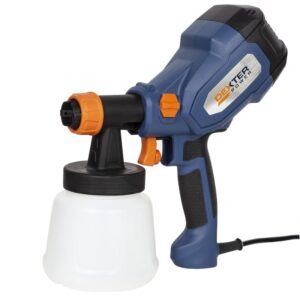 Pistol de vopsit Dexter Power, 400 W, 0.9 L, 700 ml/min, vas inferior