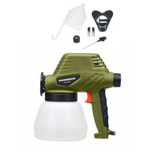 Pistol de vopsit Heinner APVE001, 110 W, 300 ml/min debit, 80 din/sec vascozitate, 1300 ml capacitate rezervor, accesorii incluse