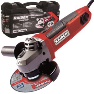 Polizor unghiular (flex) Raider RD-AG51, 750 W, 125 mm + cutie plastic si discuri