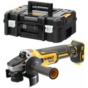 Polizor unghiular profesional cu motor fara perii DeWalt DCG405NT, 18 V, 125 mm diametru disc, 9000 RPM, cutie T-Stak